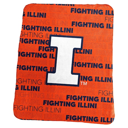 Logo Brands Illinois Classic Throw 151-23C